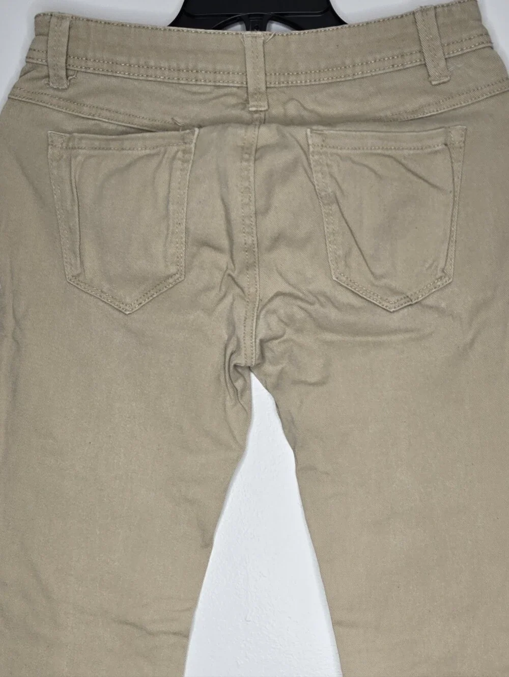 Tan Straight Leg Jeans